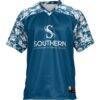 Southern West Virginia Community and Technical College GameDay Greats Youth Football Jersey - Blue - Side View