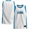 Mid Michigan College GameDay Greats Youth Lightweight Basketball Jersey - White - Front View
