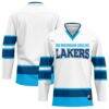 Mid Michigan College GameDay Greats Youth Hockey Jersey - White - Front View