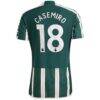 Casemiro Manchester United adidas 2023/24 Away Authentic Player Jersey - Green - Detail View