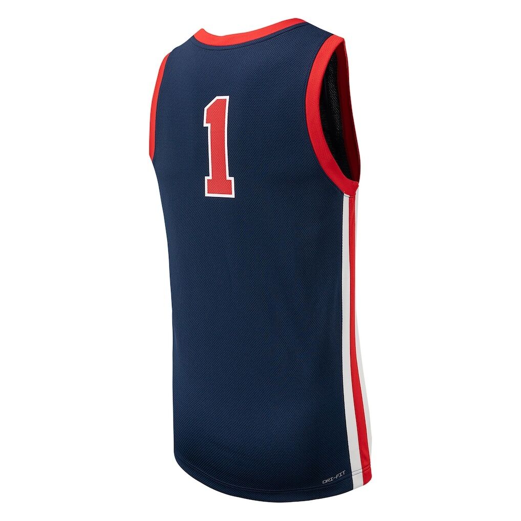 #1 Ole Miss Rebels Nike Replica Basketball Jersey