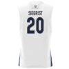 Madison Siegrist Villanova Wildcats GameDay Greats Youth Lightweight Basketball Alumni Jersey - White - Detail View