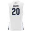 Madison Siegrist Villanova Wildcats GameDay Greats Unisex Lightweight Basketball Alumni Jersey - White - Detail View