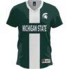 Michigan State Spartans GameDay Greats Youth Lightweight Soccer Fashion Jersey - Green - Side View
