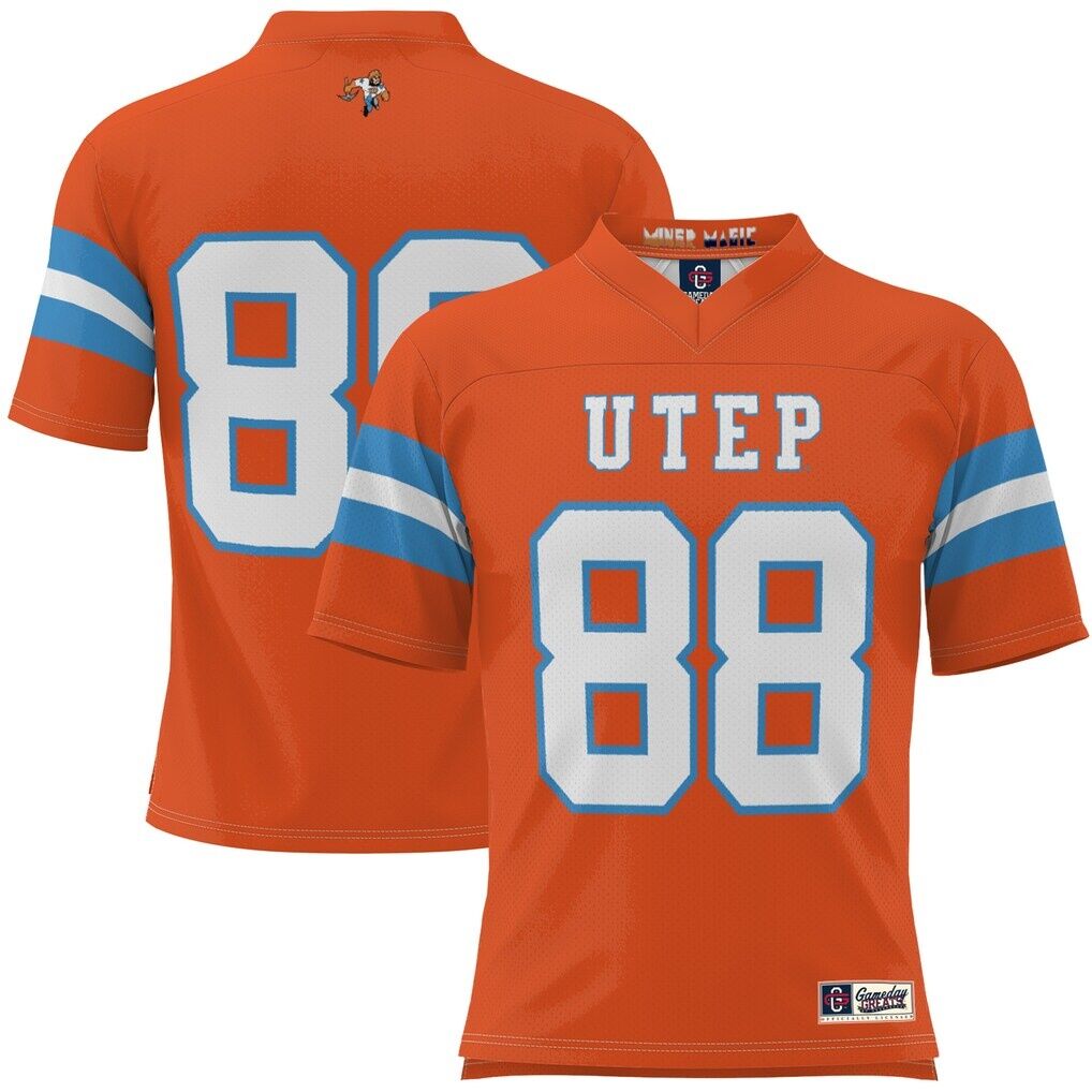 #88 UTEP Miners GameDay Greats Throwback Football Jersey