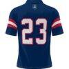 #23 Arizona Wildcats GameDay Greats Youth Desert Rising Football Jersey - Navy - Detail View