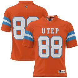 #88 UTEP Miners GameDay Greats Youth Throwback Football Jersey - Orange - Front View