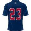 #23 Arizona Wildcats GameDay Greats Youth Military Appreciation Football Jersey - Navy - Detail View