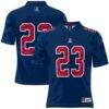 #23 Arizona Wildcats GameDay Greats Youth Military Appreciation Football Jersey - Navy - Front View