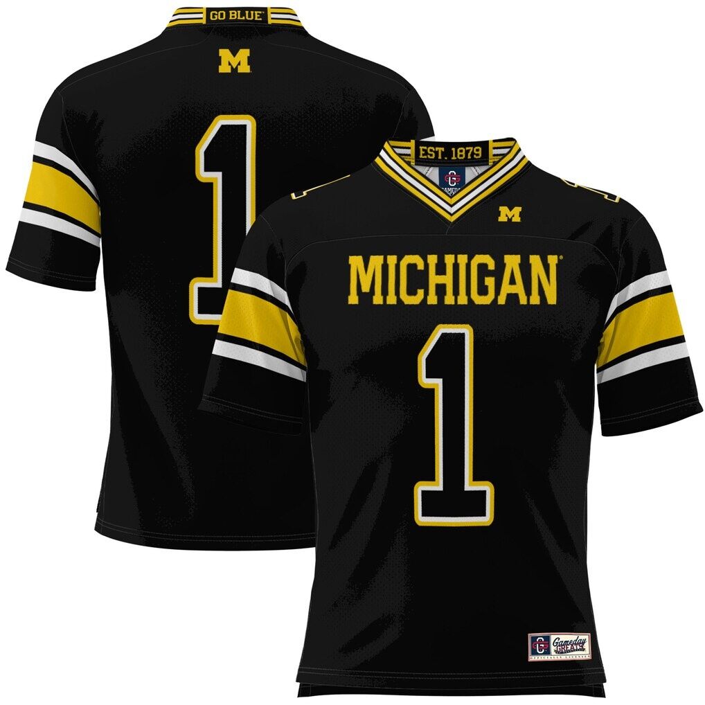 #1 Michigan Wolverines GameDay Greats Youth Football Jersey