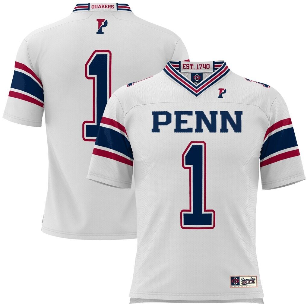 #1 Pennsylvania Quakers GameDay Greats Youth Football Jersey