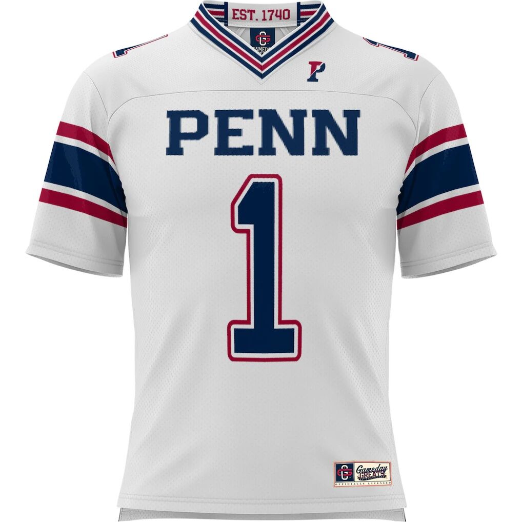 #1 Pennsylvania Quakers GameDay Greats Youth Football Jersey