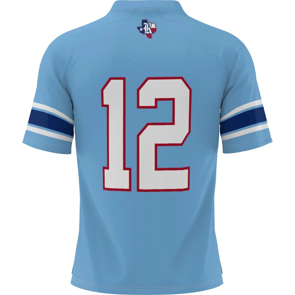 #1 Rice Owls GameDay Greats Youth Football Jersey - Light Blue
