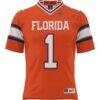 #1 Florida Gators GameDay Greats Football Jersey - Orange - Side View