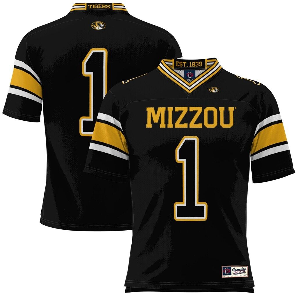 #1 Missouri Tigers GameDay Greats Football Jersey
