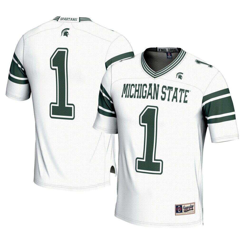 #1 Michigan State Spartans GameDay Greats Youth Football Jersey