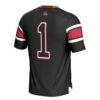 #1 Louisville Cardinals GameDay Greats Football Jersey - Black - Detail View