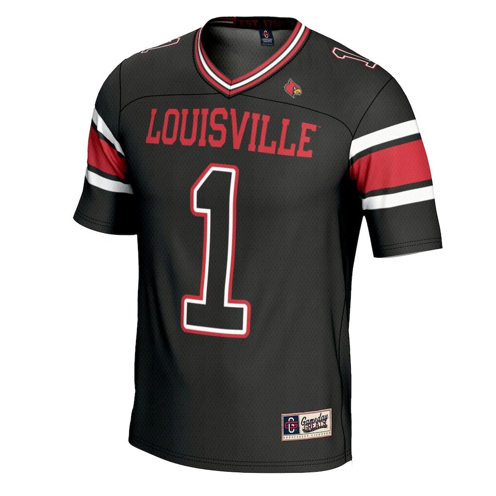 #1 Louisville Cardinals GameDay Greats Football Jersey - Cardinal