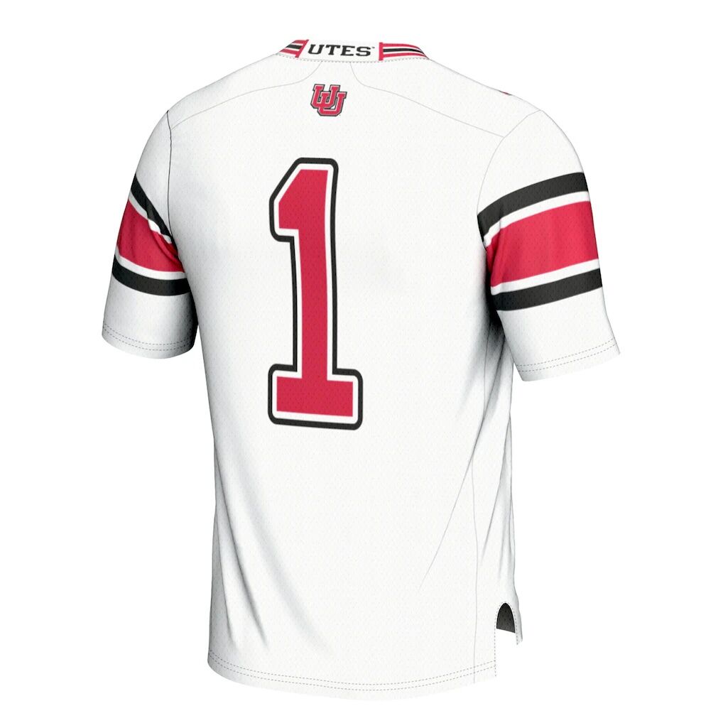 #1 Utah Utes GameDay Greats Football Jersey - Cardinal