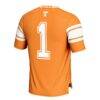 #1 Tennessee Volunteers GameDay Greats Football Jersey - Tennessee Orange - Detail View