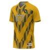 West Virginia Mountaineers GameDay Greats Youth Lightweight Soccer Jersey - Gold - Side View