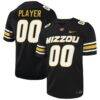 Missouri Tigers Nike Pick-A-Player NIL Football Game Jersey - Black - Front View
