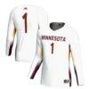 #1 Minnesota Golden Gophers GameDay Greats Unisex Lightweight Volleyball Jersey - White - Front View