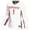 #1 Western Kentucky Hilltoppers GameDay Greats Unisex Lightweight Volleyball Jersey - White - Side View