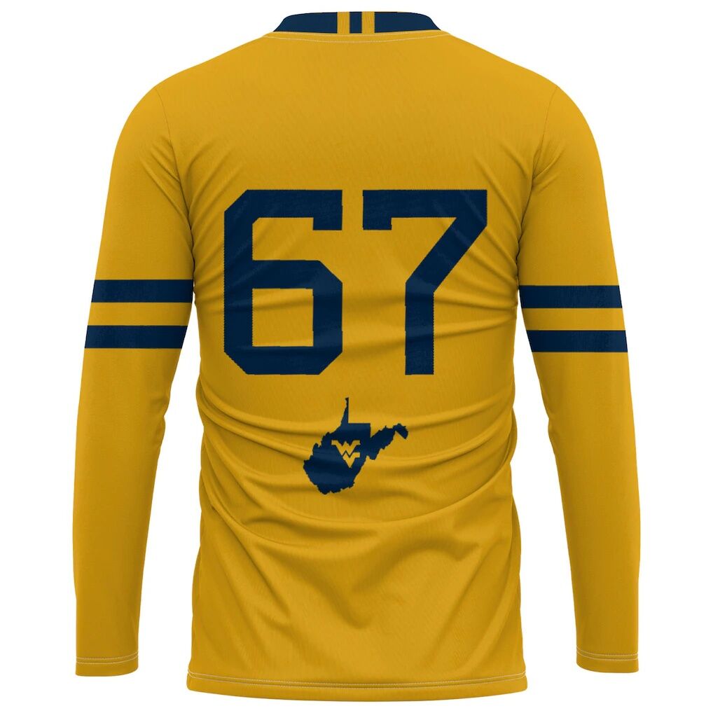 #1 West Virginia Mountaineers GameDay Greats Unisex Lightweight Volleyball Jersey
