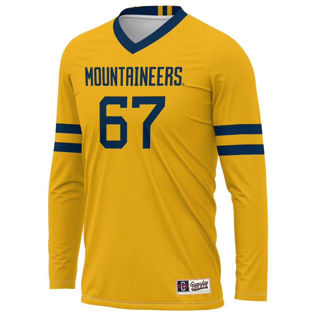 #1 West Virginia Mountaineers GameDay Greats Unisex Lightweight Volleyball Jersey