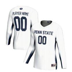 Penn State Nittany Lions GameDay Greats Youth NIL Lightweight Volleyball Jersey - White - Front View