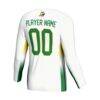 Oregon Ducks GameDay Greats Unisex NIL Lightweight Volleyball Jersey - White - Detail View