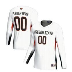 Oregon State Beavers GameDay Greats Unisex NIL Lightweight Volleyball Jersey - White - Front View