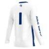 #1 Rice Owls GameDay Greats Unisex Lightweight Volleyball Jersey - White - Detail View