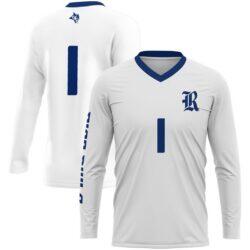 #1 Rice Owls GameDay Greats Unisex Lightweight Volleyball Jersey - White - Front View