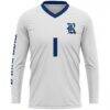 #1 Rice Owls GameDay Greats Unisex Lightweight Volleyball Jersey - White - Side View