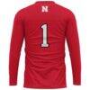 #1 Nebraska Huskers GameDay Greats Youth Lightweight Volleyball Jersey - - Detail View