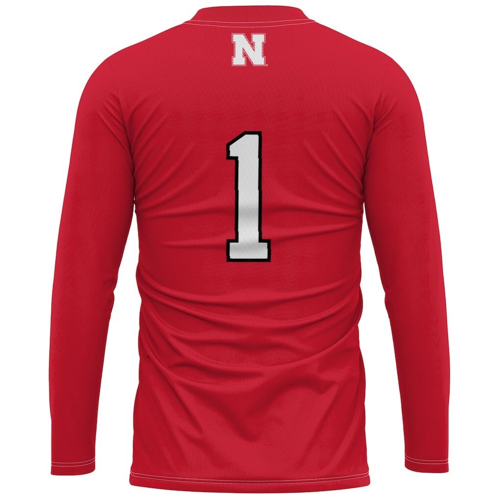 #1 Nebraska Huskers GameDay Greats Youth  Lightweight Volleyball Jersey - Scarlet