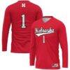 #1 Nebraska Huskers GameDay Greats Youth Lightweight Volleyball Jersey - - Front View