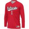 #1 Nebraska Huskers GameDay Greats Youth Lightweight Volleyball Jersey - - Side View
