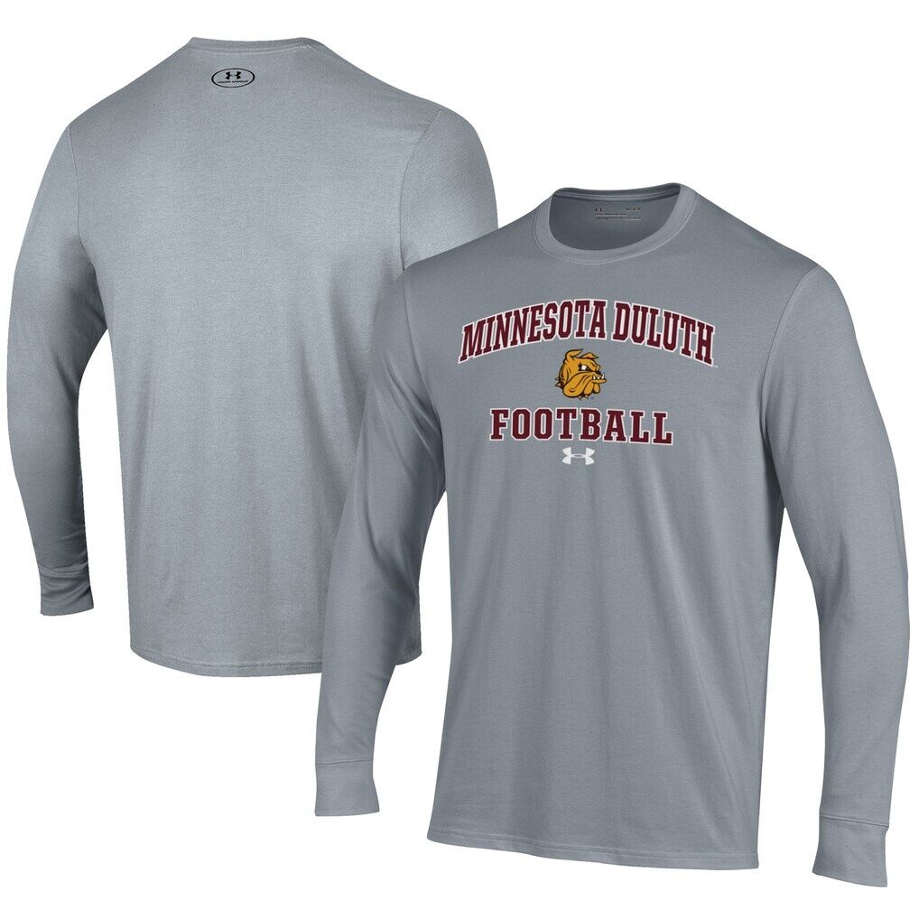 Minnesota Duluth Bulldogs Under Armour Football Performance Long Sleeve T-Shirt