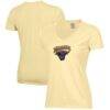 Minnesota State University, Mankato Women's Logo Comfort Wash V-Neck T-Shirt - Yellow - Front View