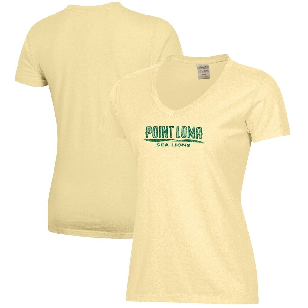 Point Loma Sea Lions Women's Logo Comfort Wash V-Neck T-Shirt