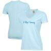 St. Mary's University Rattlers Women's Script Logo Comfort Wash V-Neck T-Shirt - - Front View