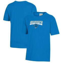 St. Mary's University Rattlers Youth Logo Comfort Wash T-Shirt - Blue - Front View