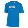 St. Mary's University Rattlers Youth Logo Comfort Wash T-Shirt - Blue - Side View
