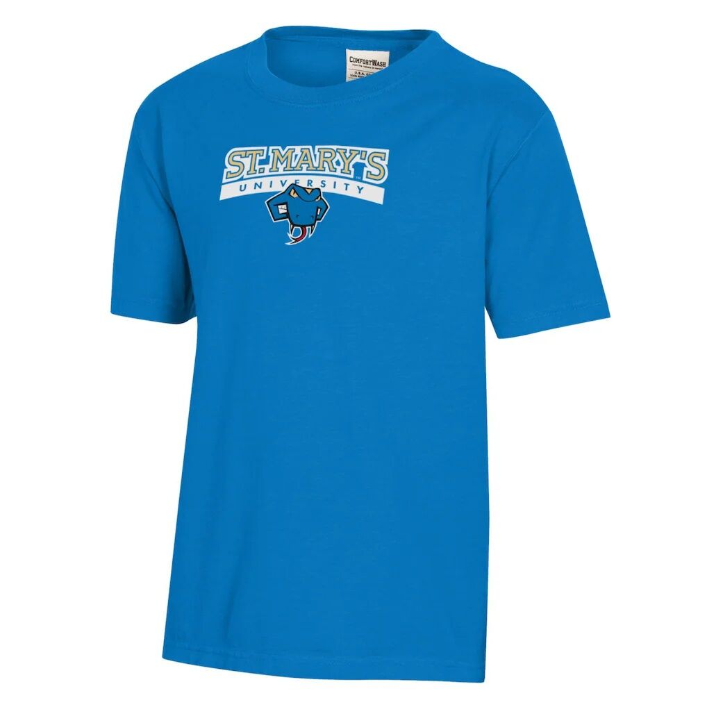 St. Mary's University Rattlers Youth Logo Comfort Wash T-Shirt