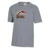 Western Michigan Broncos Youth Logo Comfort Wash T-Shirt - Gray - Side View