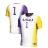 #1 LSU Tigers GameDay Greats Youth Lightweight Women's Soccer Jersey - White - Front View