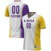 LSU Tigers GameDay Greats Youth NIL Pick-A-Player Lightweight Women's Soccer Jersey - White - Front View